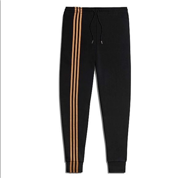 Ivy park x Adidas jogger pants black orange unisex size small